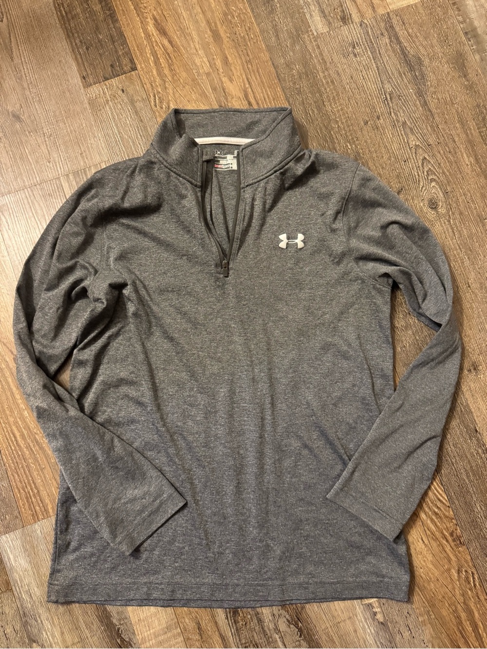 Under Armour Dark Gray Heather Quarter-Zip Pullover